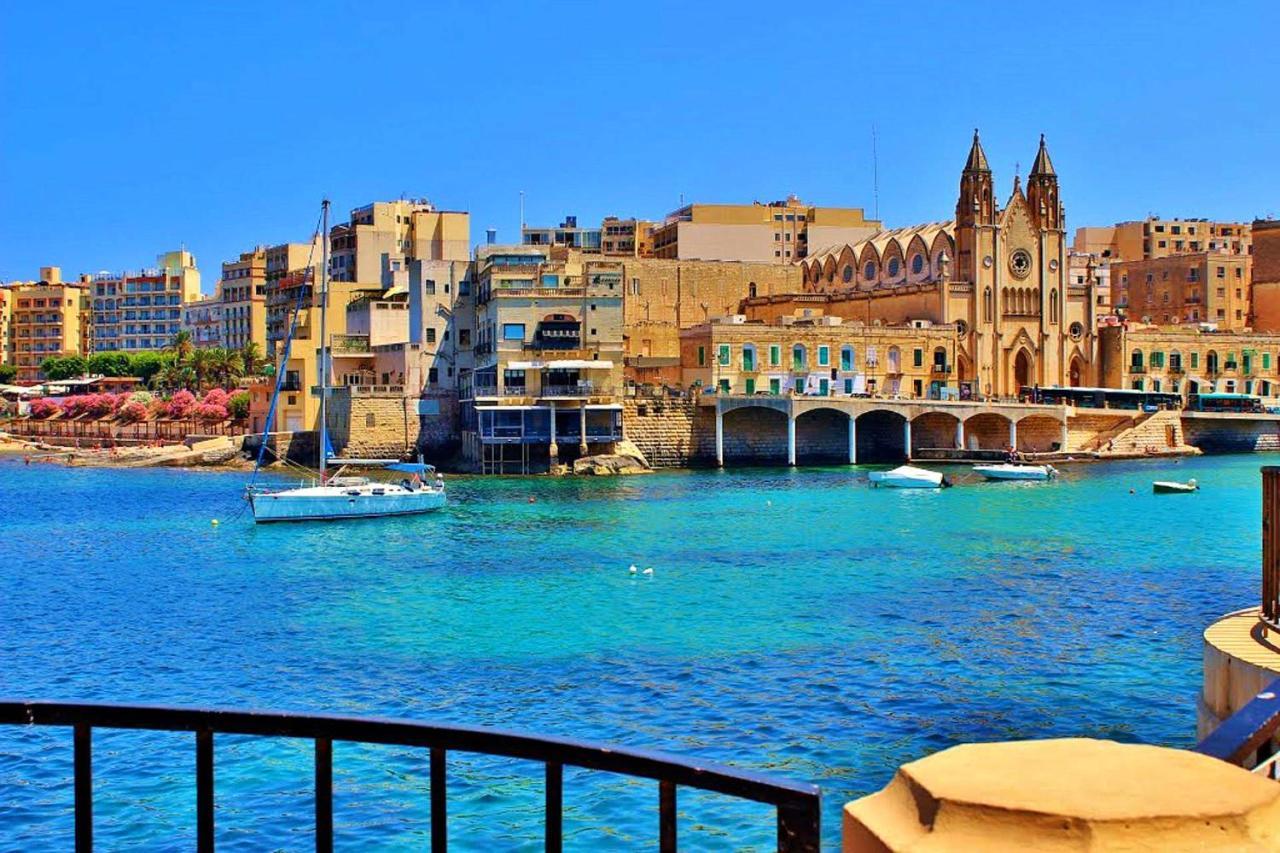 Seafront Luxury Apartment With Pool Sliema Exteriér fotografie