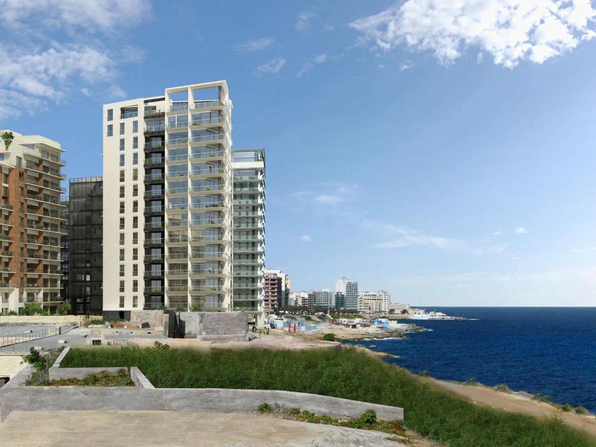 Seafront Luxury Apartment With Pool Sliema Exteriér fotografie
